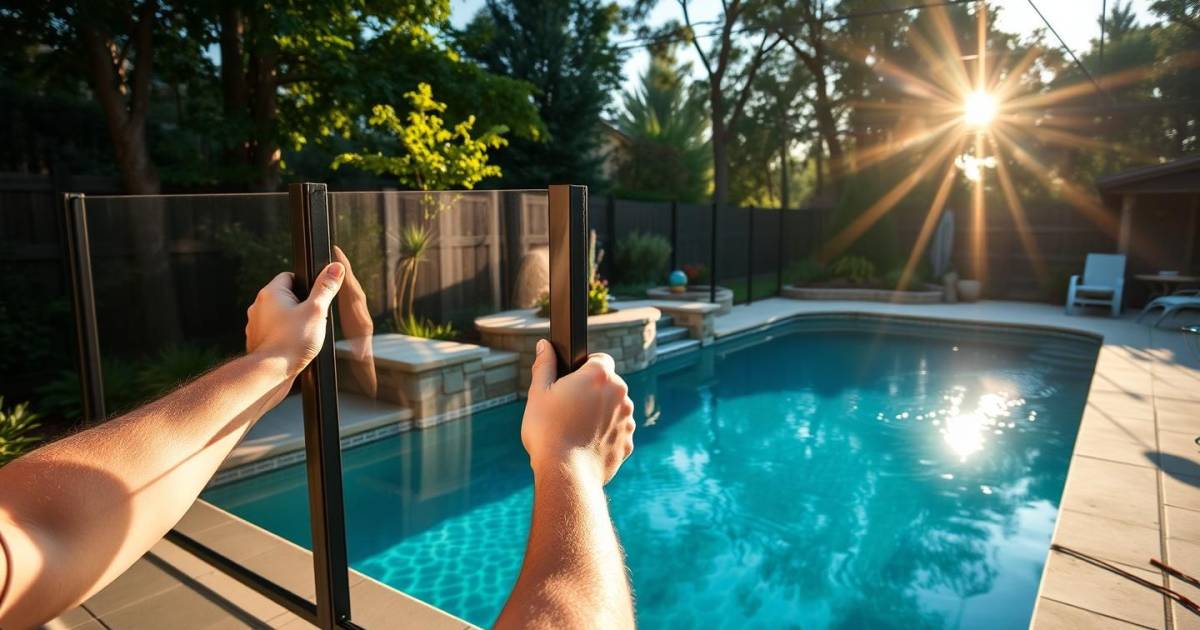 Installer une barrière de piscine autoportante : la solution facile pour sécuriser votre oasis