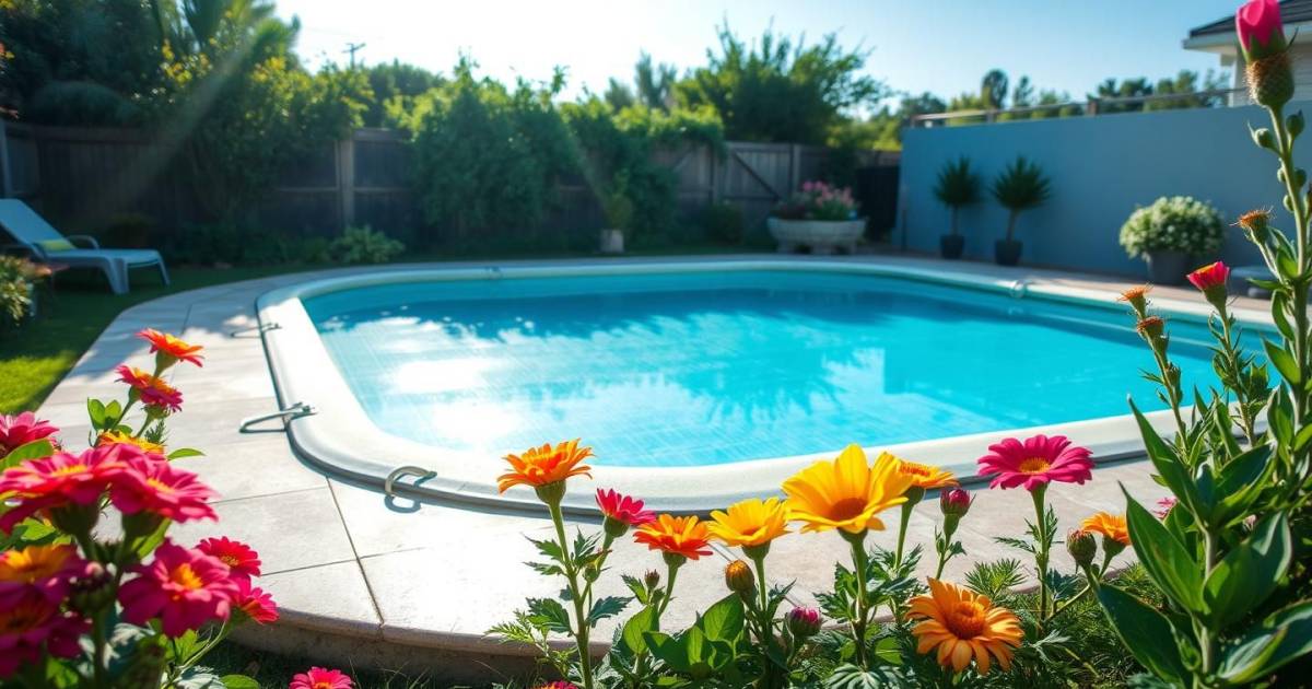 Les solutions durables : couvertures de piscine en polyamide biodégradable pour un entretien sans souci