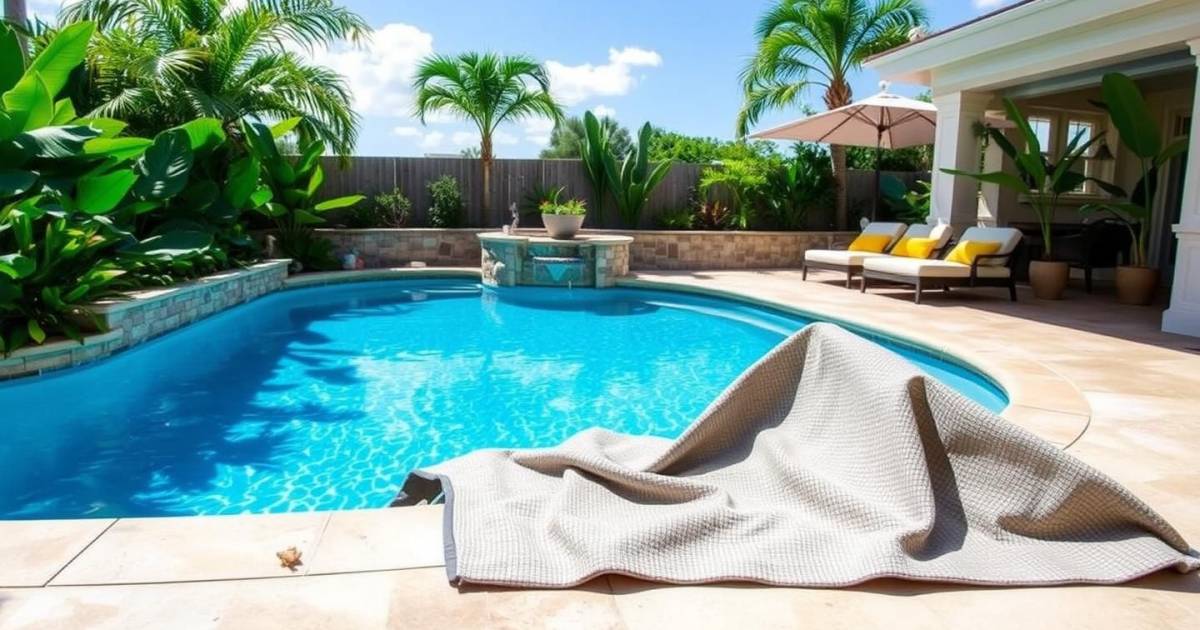 Plongez dans le confort : les couvertures de piscine en toile pour une oasis parfaite