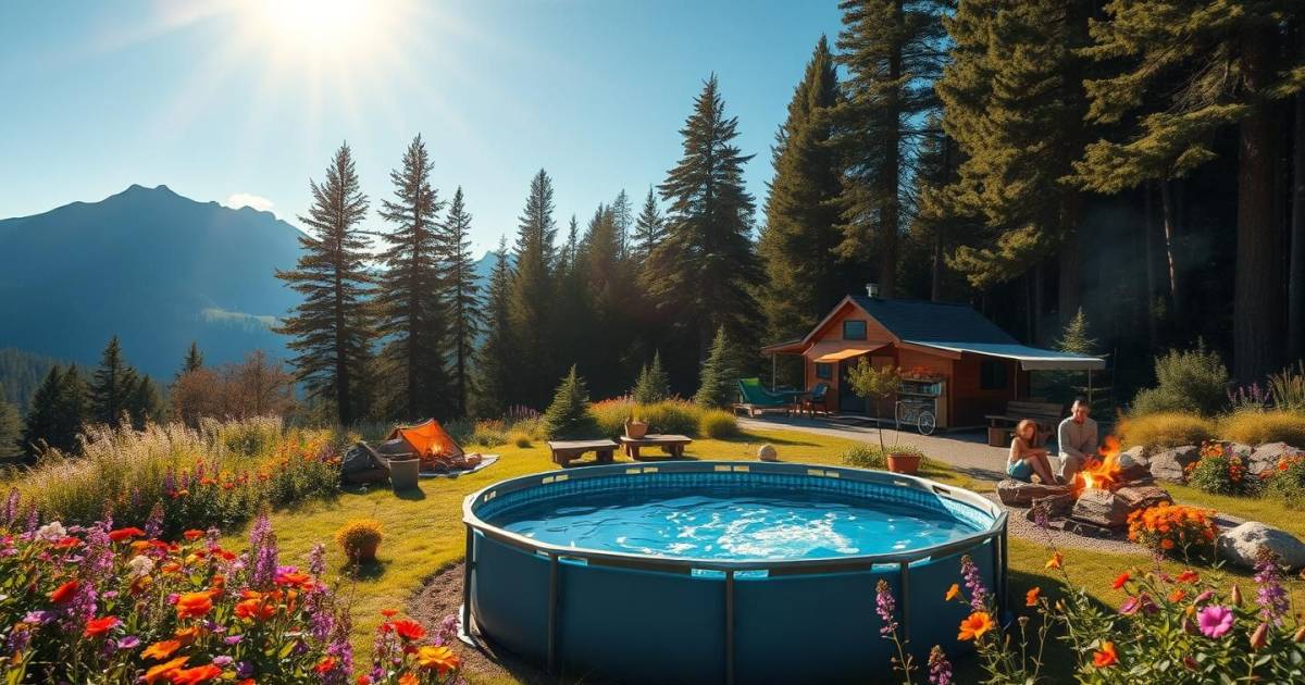 Plongez dans l'aventure : les piscines hors sol idéales pour les campeurs et amoureux de la nature