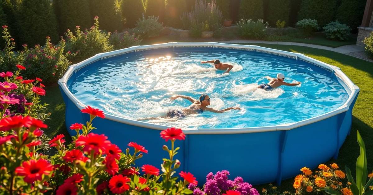 Les piscines hors sol : le choix idéal pour les compétitions et le plaisir dans votre jardin