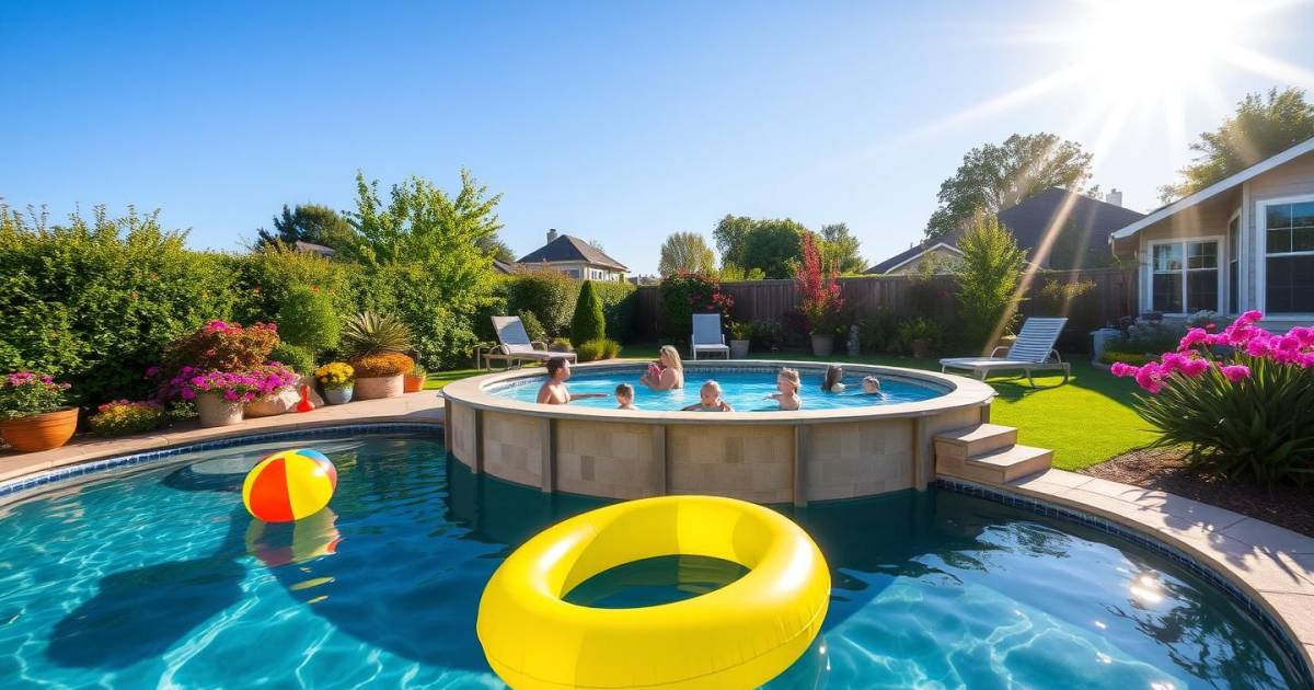 Les piscines hors sol : un havre de détente pour les amoureux des jeux aquatiques