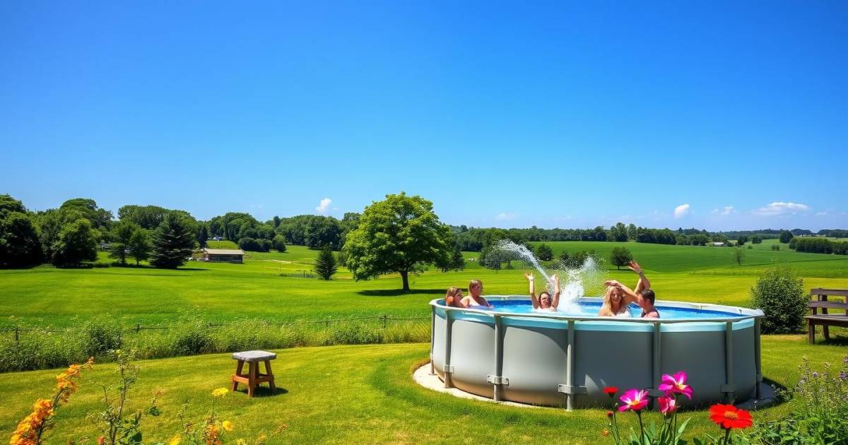 plongée au cœur de la nature : les piscines hors-sol pour un été sportif et rural