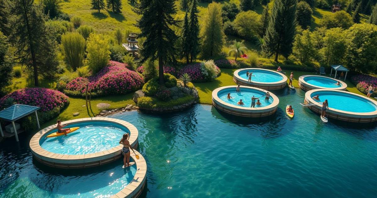 Évasion aquatique : des piscines hors-sol pour les amoureux de la nature et des sports en plein air