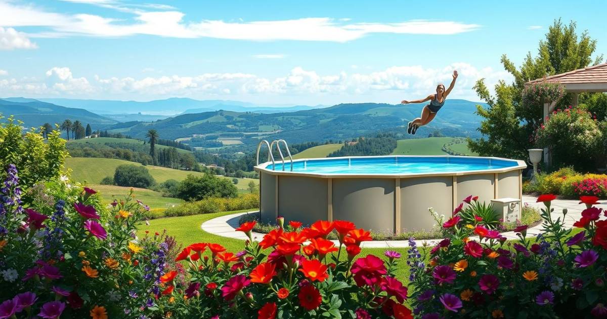 Aménagez votre jardin : les piscines hors sol idéales pour les passionnés de sports et de paysages