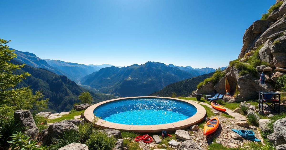 plongez dans l'aventure : les piscines hors-sol pour les passionnés de sports de montagne