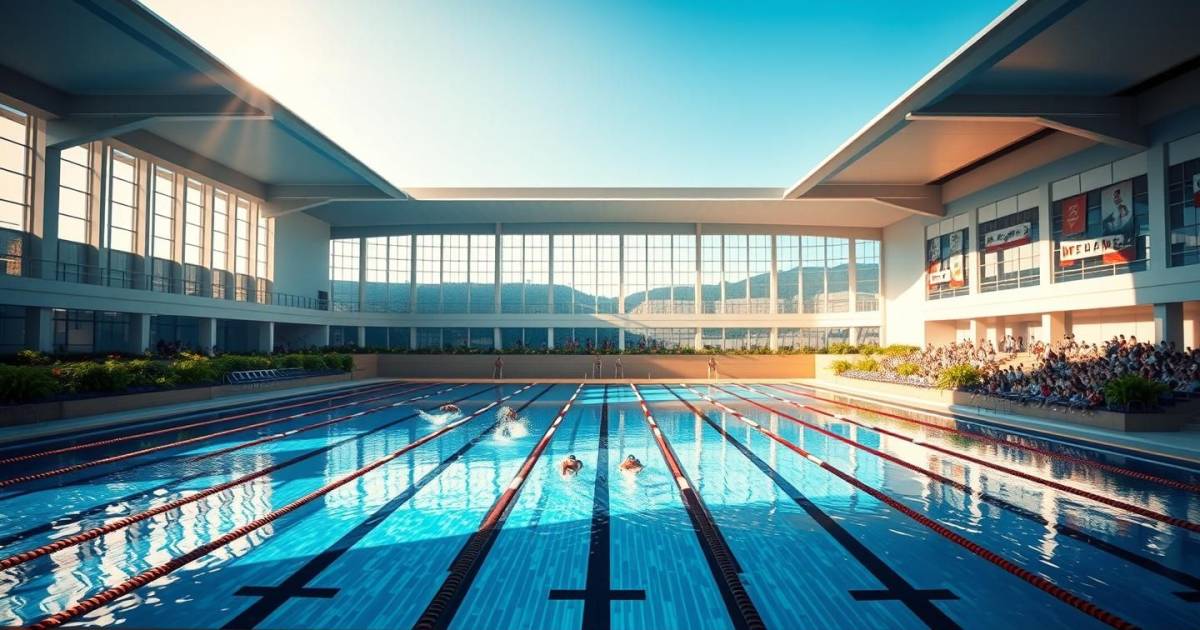 Plongez dans l'univers des piscines olympiques : un modèle pour inspirer sport et bien-être